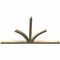 Ekena Millwork Richland Rough Sawn Timber Gable Bracket, Douglas Fir, 108"W x 63"H x 4"D x 4"F, 14/12 Pitch GBW108X63X0404RIC00RDF - alternate 2